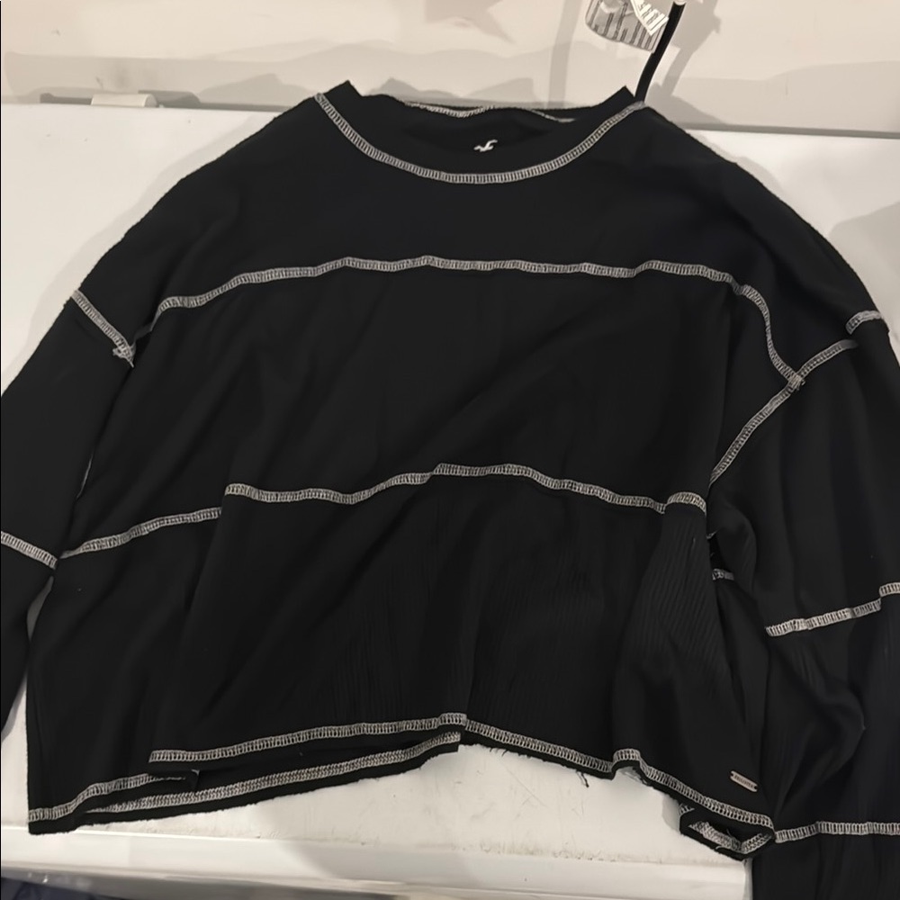 Hollister Black Long Sleeve Top